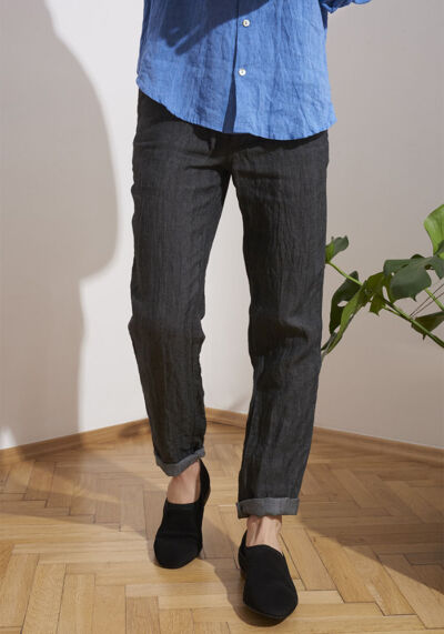 LNIANE SPODNIE PORT VILA