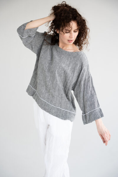 LINEN BLOUSE GERULMUD